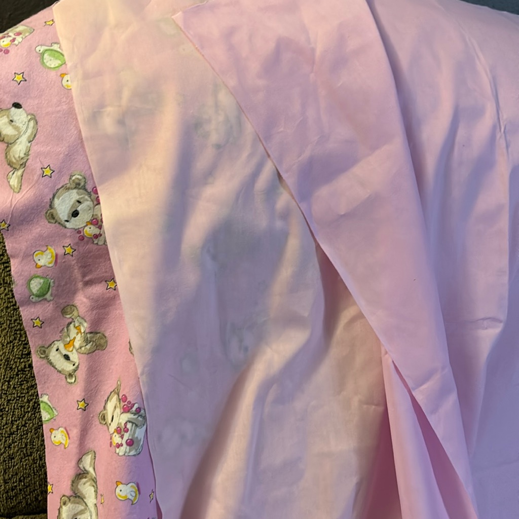 64 X 64 Brand New Cotton Sewing Pink A Little Light Pink Not Intended